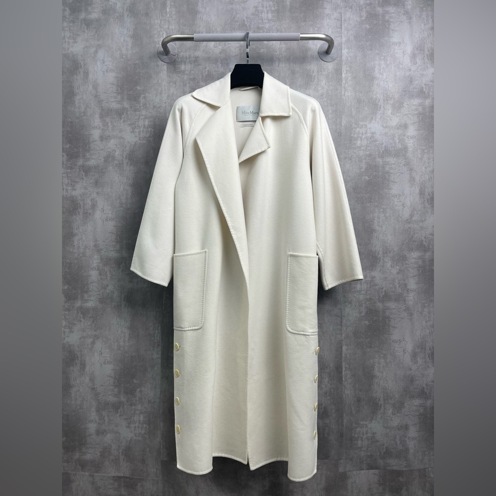 Authentic MaxMara Cream Wool Coat